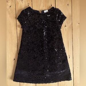 Zara Black Sequin Dress